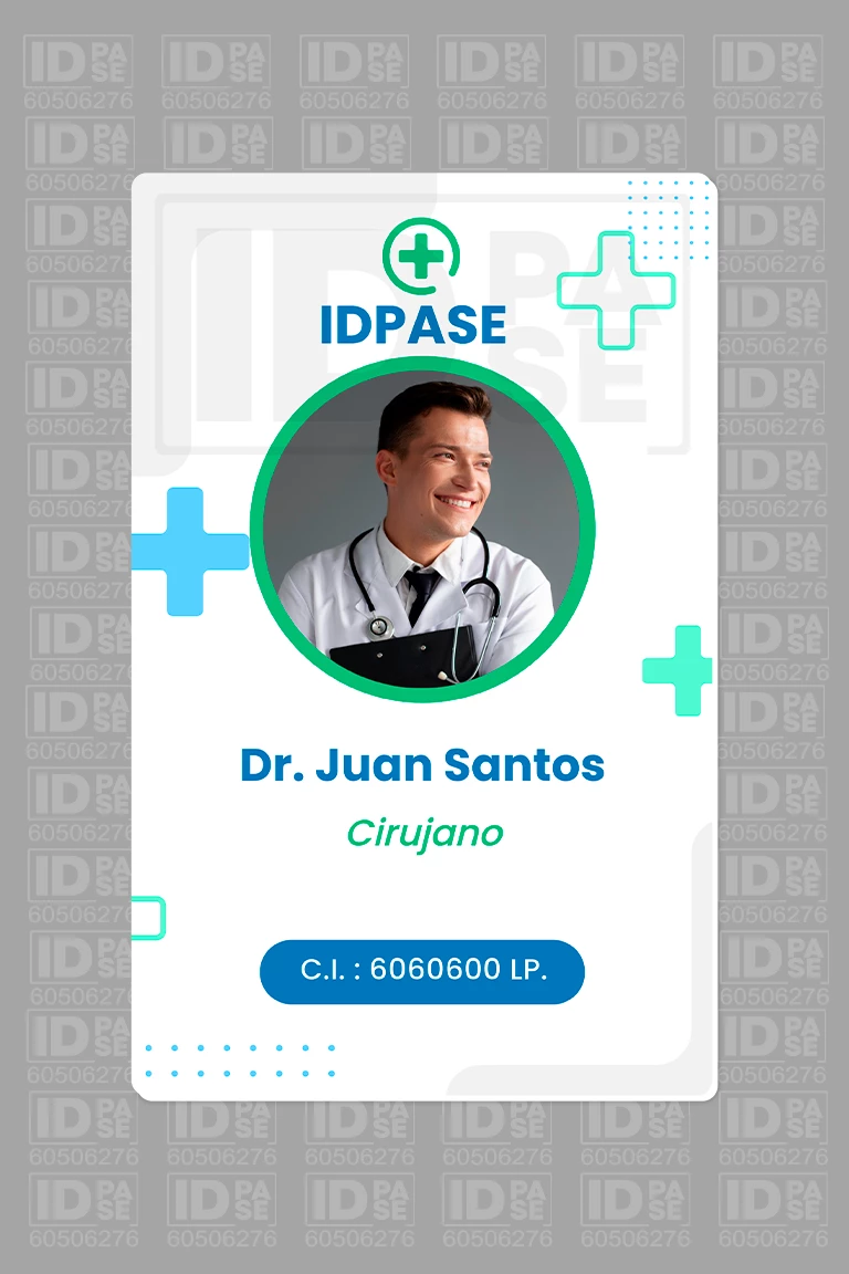 Credenciales PVC para Centros Médicos